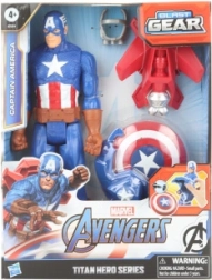 Avengers Figur Captain America mit Power FX Zubehör