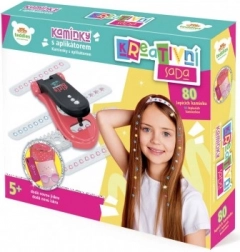 Glitzernde Steinchen mit Applikator für Haare und Dekorationen