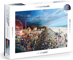 Puzzle Coney Island bei Tag und Nacht 1500 Teile