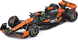 Metallmodell Bburago 1:43 McLaren MCL38 2024 #4 Lando Norris mit Fahrerfigur in Präsentationsbox