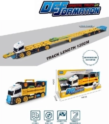 Abschlepp-Laster mit Abschuss-Rennstrecke 125 cm
