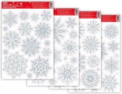 Weihnachtsfensterfolie mit Glitzer 20x30cm