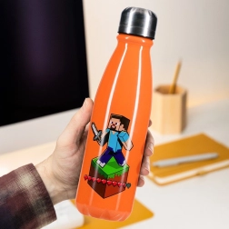 Edelstahlflasche Minecraft 600 ml