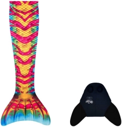 Kinderkostüm Meerjungfrau Coral mit Monoflosse