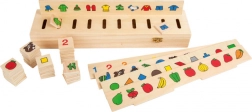 Holz-Motorik-Steckspiel zum Sortieren Small Foot