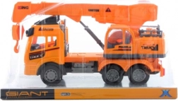 Plastikkranwagen mit Schwungradantrieb