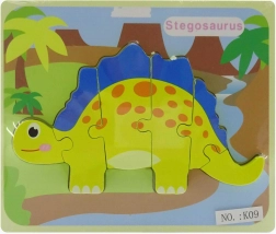 Holzpuzzle Dinosaurier Einlegepuzzle