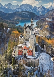 Educa Puzzle Schloss Neuschwanstein aus der Luft 1000 Teile