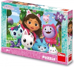 Puzzle Gabby's Dollhouse im Garten 24 Teile