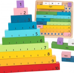 Holztafel Mathematik TOOKY TOY zum Rechnenlernen