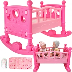 Rosa Puppenwiege Woopie Royal