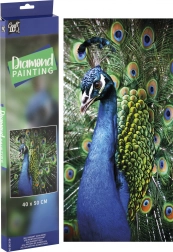 Grafix Diamantmalerei – Pfau 40 × 50 cm