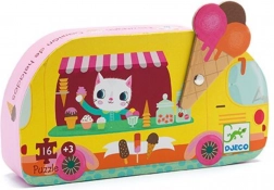 Puzzle Eiscremefahrt - DJECO - 16 Teile