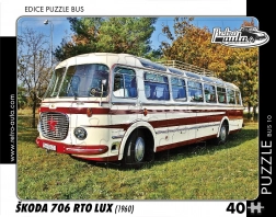 RETRO-AUTA Puzzle BUS Škoda 706 RTO LUX (1960) 40 Teile