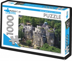 Touristenpuzzle Felsenburg Sloup in Böhmen 1000 Teile