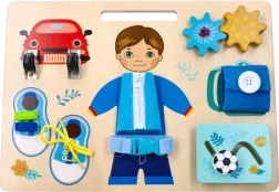 Holzaktivitätsbrett für Kinder
