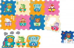 Weiche Bausteine mit Tieren und Zahlen