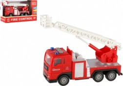 Feuerwehrauto mit Aufziehmotor, Lichtern und Geräuschen