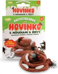 GLUMI Antistress-Spielzeug Häufchen mit Fliegen und Würmern