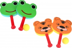 Soft-Tennis Tiermotive 35 cm – Set für Kinder