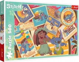 Puzzle Lilo & Stitch: Stempel 500 Teile