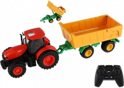 ZETOR Traktor mit Anhänger, ferngesteuert, 42 cm, 2,4 GHz, Licht und Sound, wiederaufladbarer Akku