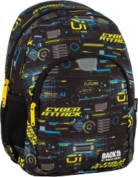 Kinderrucksack BackUP Cyber Attack 12 l schwarz