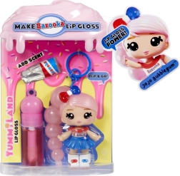 Yummiland Lip Gloss Puppe Jojo Bubblegum – Puppe zur Herstellung eines zweifarbigen Lipglosses