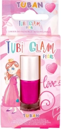 Tuban Tubi Glam rosa perlmutt Nagellack für Kinder