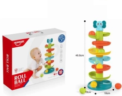 Turm mit Rutsche und Bällen Elefant