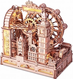 Rokr 3D Holzpuzzle London – mechanisches Modell mit Murmelbahn, 431 Teile