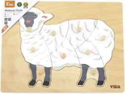 Holz-Montessori-Steckpuzzle – Schaf VIGA