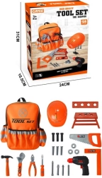 Kinderspielzeug-Werkzeugset mit Rucksack