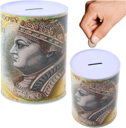 Metallspardose Banknote 200 PLN 16×12 cm