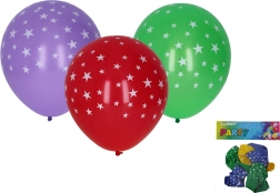 Aufblasbare Ballons mit Sternendruck - Set von 5 Stk.