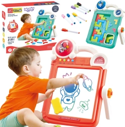 Beidseitige Zeichentafel und Tetris-Spiel 2-in-1 Woopie