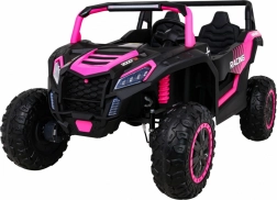 Elektrisches Kinder-Buggy ATV Racing 4x4 für 2 Kinder – Rosa