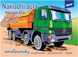 Kinder-Malbuch Lastwagen