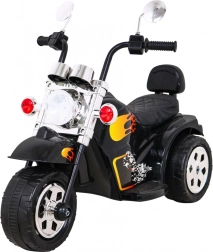 Elektrisches Kindermotorrad Hot Chopper – Schwarz