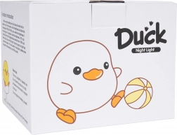 Nachtlicht Ente aus Silikon mit Touch-Bedienung