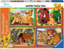Ravensburger Puzzle Disney: Der König der Löwen 4×42 Teile