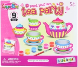 Bemalbares Keramik-Teeset für Kinder