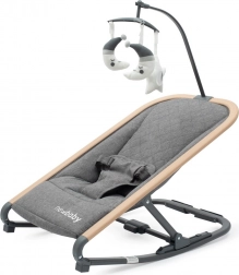 Babywippe/Liege Snuggle New Baby grau