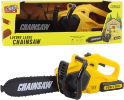 Kinder-Kettensäge mit Licht und Sound, gelb