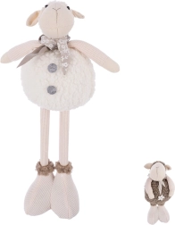 Plüsch-Schäfchen mit langen Beinen – Deko & Kuscheltier (2 Größen)