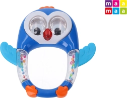 Pinguin-Rassel mit Licht- und Soundeffekten, 15 cm