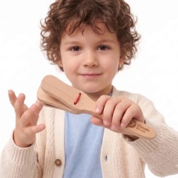 Kinder-Holzkastagnetten Classic World