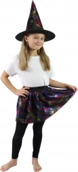 Kinder-Hexen-Tutu mit Spinnennetzen (3–7 Jahre)