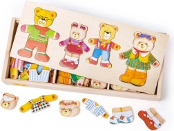 Bigjigs Toys Anziehpuzzle Bärenfamilie