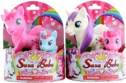 Set aus Einhorn und Pony mit kämmbarer Mähne